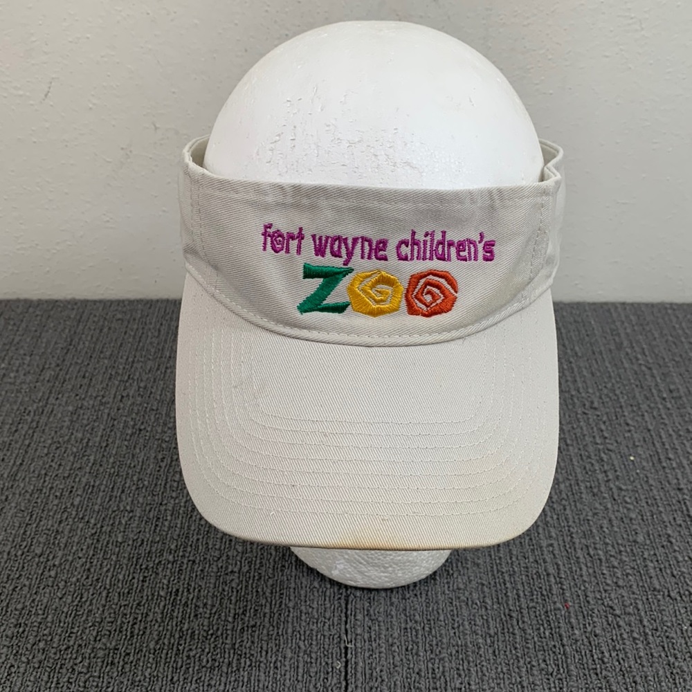 Fort Wayne Children's Zoo Visor Unisex OSFA Tan Strapback Cap Hit Wear
